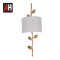 New products classic design hotel G9 reading wall lamp with cloth lampshade